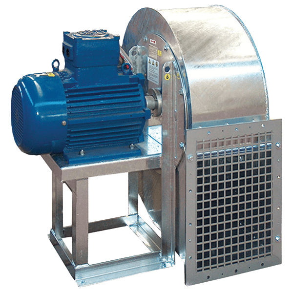 Ventilateur centrifuge haute température VCM 3500m³/h 4 pôles Tri